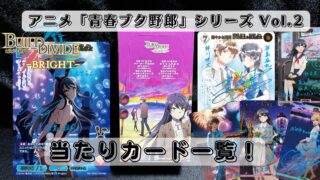 【ビルディバイド】『アニメ「青春ブタ野郎」シリーズ Vol.2』の当たりカード/相場/封入率/開封まとめ！
